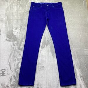 VTG Levi's Capital E York Low Skinny Jeans Blue‎ Womens Sz 32 USA Grunge Boho